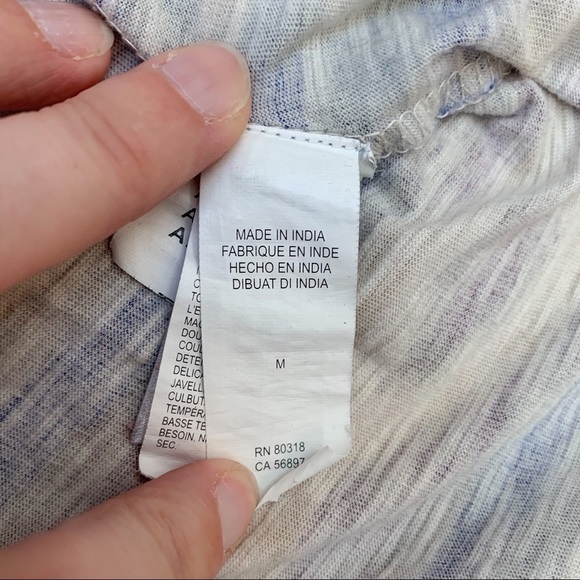 Girls Lucky Brand Muted Ikat Maxi Dress, L 10 - Picture 5 of 6